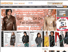 Tablet Screenshot of leathericon.com